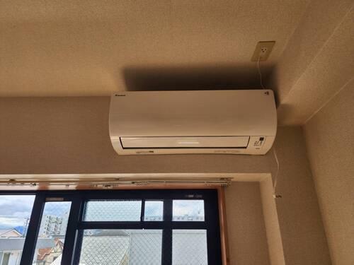 エアコン室内機通常設置の見本写真